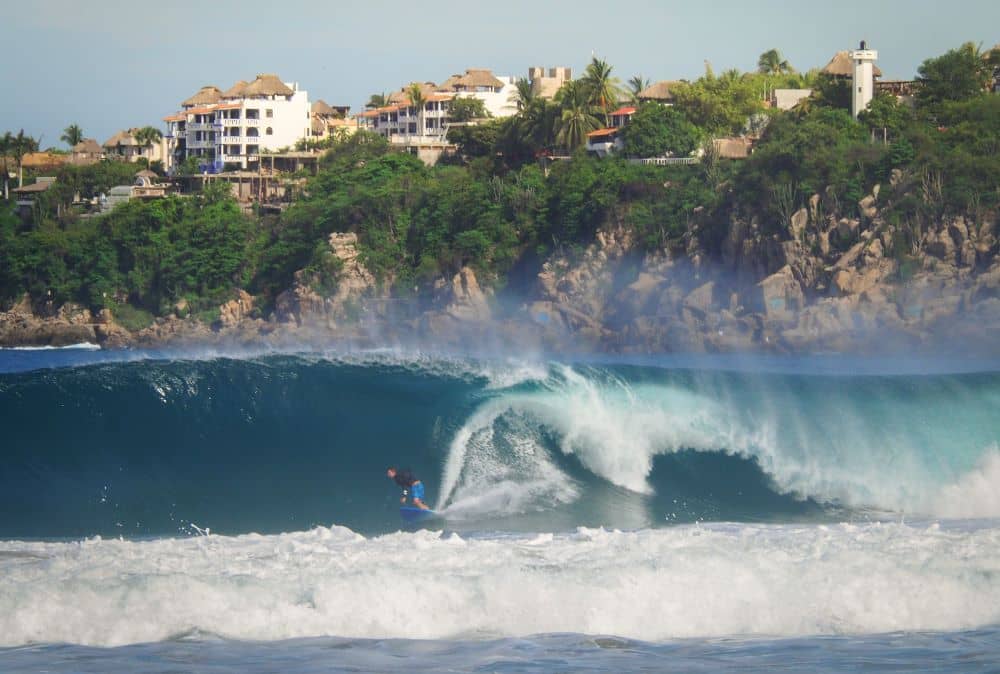 Playa Zicaleta, Puerto Escondido, Mexico.